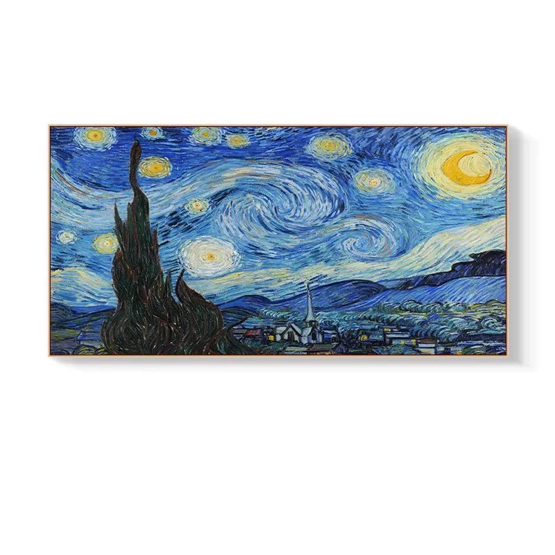 Impressionist Monet Van Gogh Famous Paintings Bedroom Wall Decor Mural Hotel Landscape Canvas Posters and Prints Room Picture
