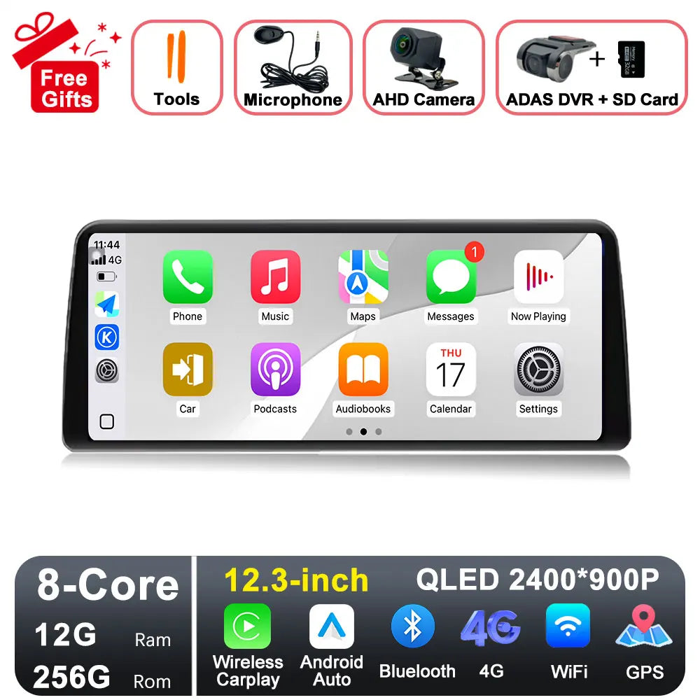 GPS Navigation Android 15 for Nissan Teana 2019-2021 DSP Stereo Bluetooth QLED Touch Screen WlFl 4G