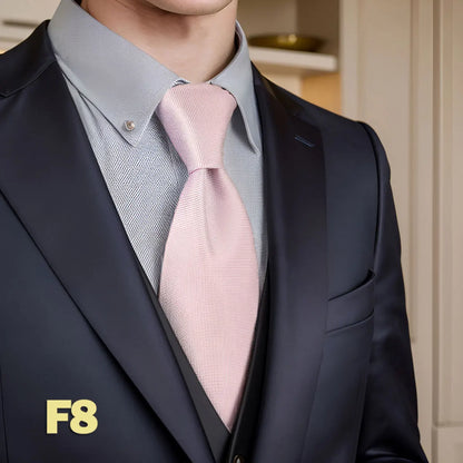 Purple Solid Red Mens Neckties Pink Fashion Ties for Male Party Dropshipping Wedding Gift