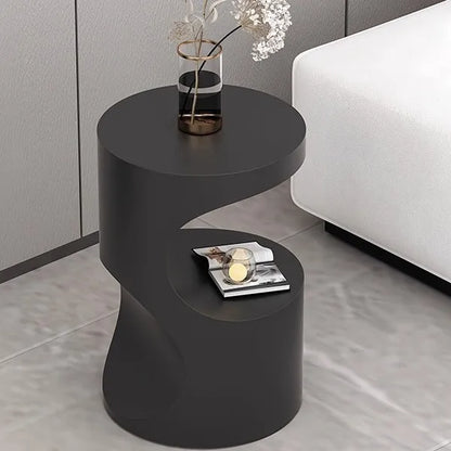 Modern Creative Sofa Living Room Side Table Simple Light Special-shaped Small Table Black Corner Table