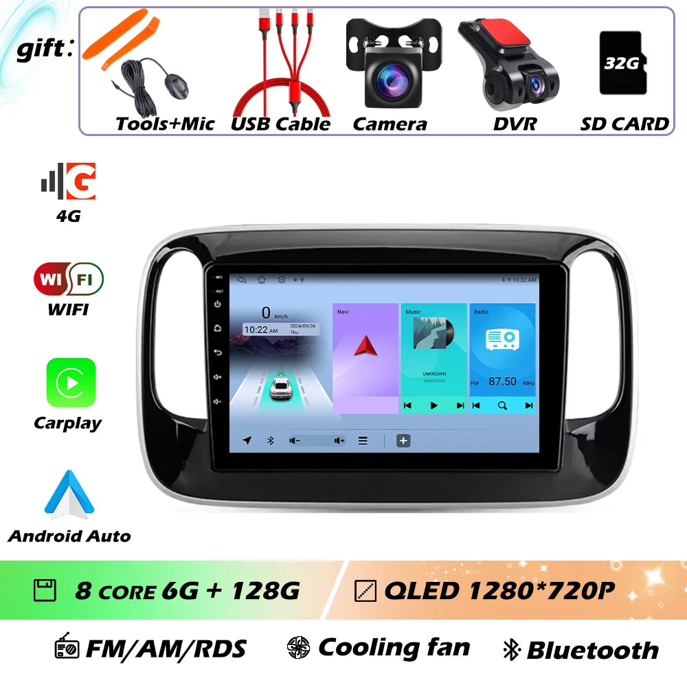 Car Radio Carplay For GAC Trumpchi GS3 GE3 2017-2021 Navigation GPS Android Auto Player Screen 4G Wifi No 2din DvD