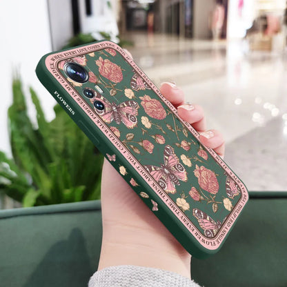 Classicism Flower Phone Case For Xiaomi Mi 17 15T 14T 14 13 13T 12 12T 11 Ultra lite 10 10S 11T 10T 9T Pro Lite Poco F5 5G Pro