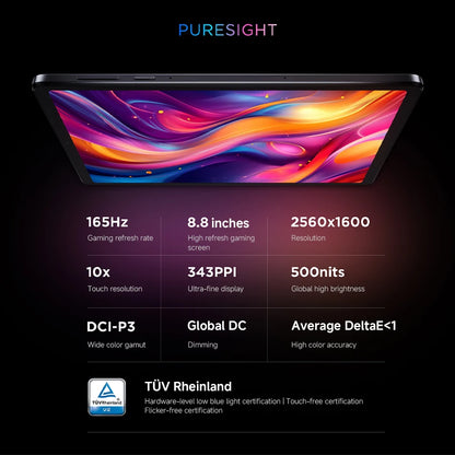 Original Lenovo Legion Y700 2025 8.8'' Gaming Tablet 256GB 512GB ROM Snapdragon 8 Gen 3 165Hz Display 6550mAh 68W Charging