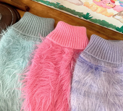 Autumn and winter pet dog clothing: faux fur fleece vest for French Bulldogs, Schnauzers, Shih Tzus, and other small dogs.
