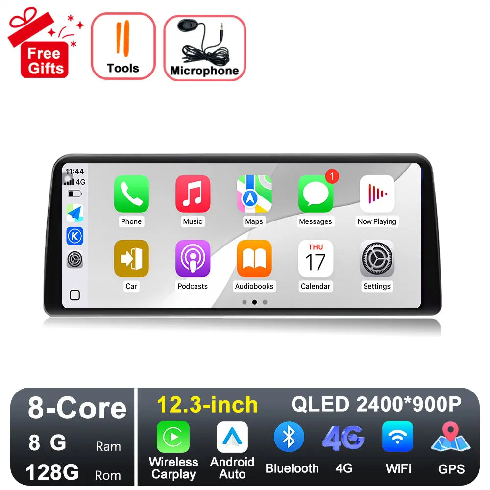 GPS Navigation Android 15 for Nissan Teana 2019-2021 DSP Stereo Bluetooth QLED Touch Screen WlFl 4G