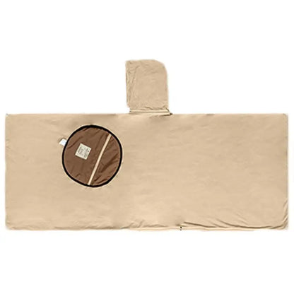 Wearable Sleeping Bag for camping Poncho sleeping bag rocker fleece Warmth Hooded Poncho Sleeping Bag Blanket camping accessory