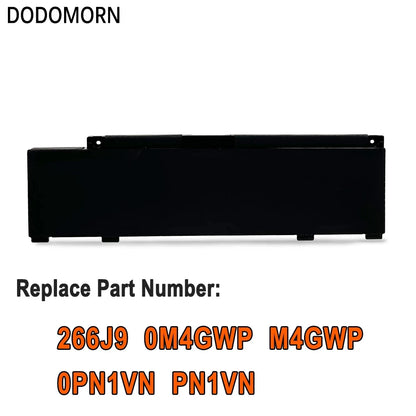 New Laptop Battery 266J9 For Dell G3 15 3590 3500 G5 15 5500 5505 Inspiron 14 5490 M4GWP PN1VN 11.4V 51WH