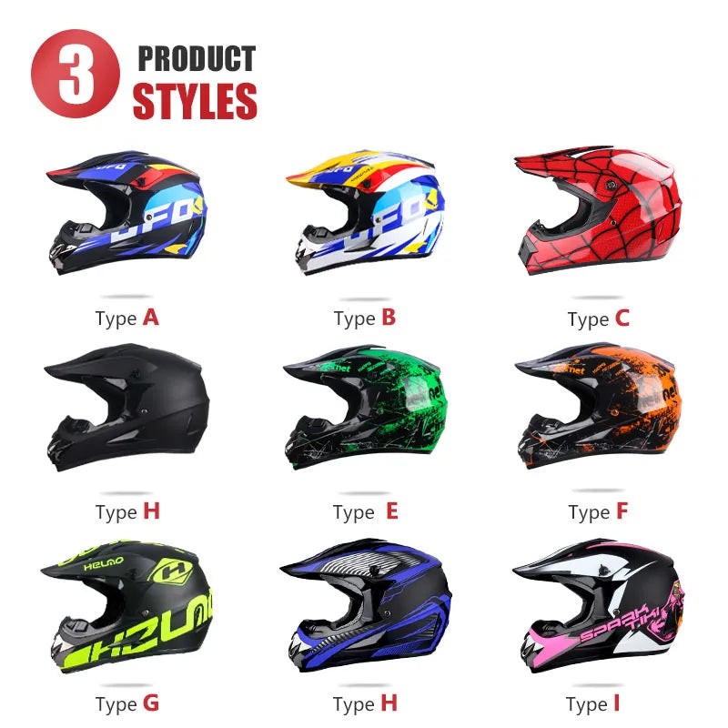 Full face motorcycle helmet for mountain bike  off-road  classic, MTB, racing, motocross, downhill, downhill