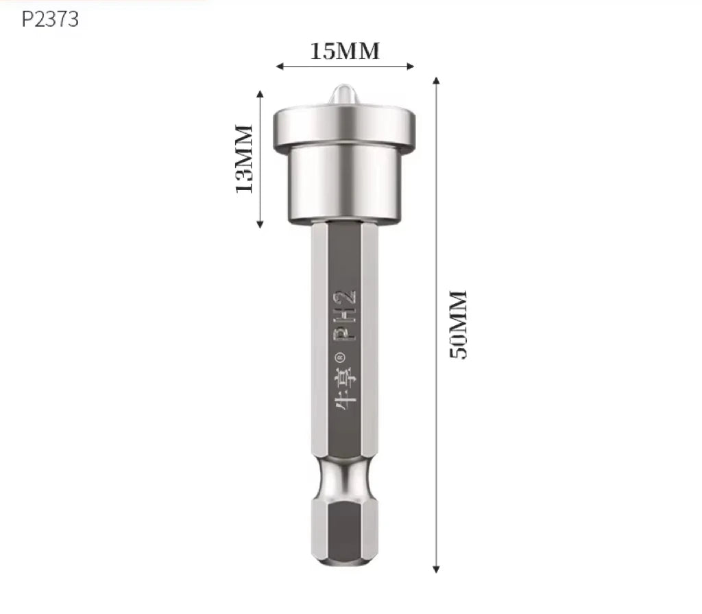 Magnetic Positioning Screwdriver Bits Drywall Screw Bit wide Gypsum Board Plasterboard Screws Locating Batch Head Drilling Tools