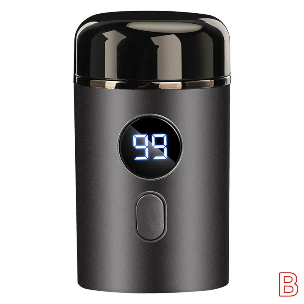 1 electric shaver, mini portable facial electric shaver, rechargeable dry wet dual-use men's shaver, car travel office shaver