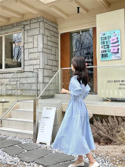 Vestidos Para Mujer Autumn Sundress Long Dresses for Women Vintage Dress De Mujer Elegantes Vestido Feminino a Official Store