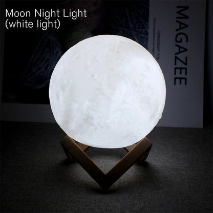 LED-Buchlampe mit Mondlicht und Galaxienlicht, Mond-Nachtlicht, Geschenkidee für Mädchen und Jungen zum Kindergeburtstag, Schlafzimmerdekoration, Innenbeleuchtung