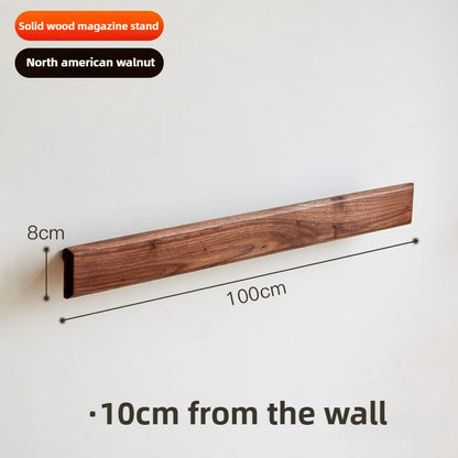 Living Room Wooden Wall Shelves Mount Storage Organization Magazines Wall Shelves Bedroom Walls Shelf Racks Home Decorations
