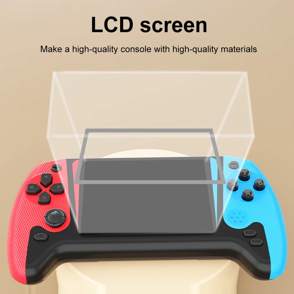 Gaming Console 3.5inch LCD Screen Built-in 500 Games Portable Game Console Nostalgic Game Console for 2 Players for Kids Adults