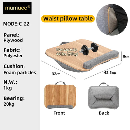 MUMUCC Study Table Bed Desk Student Dormitory Bedroom Laptop Desk Pillow Small Table Applicable To Students Etc