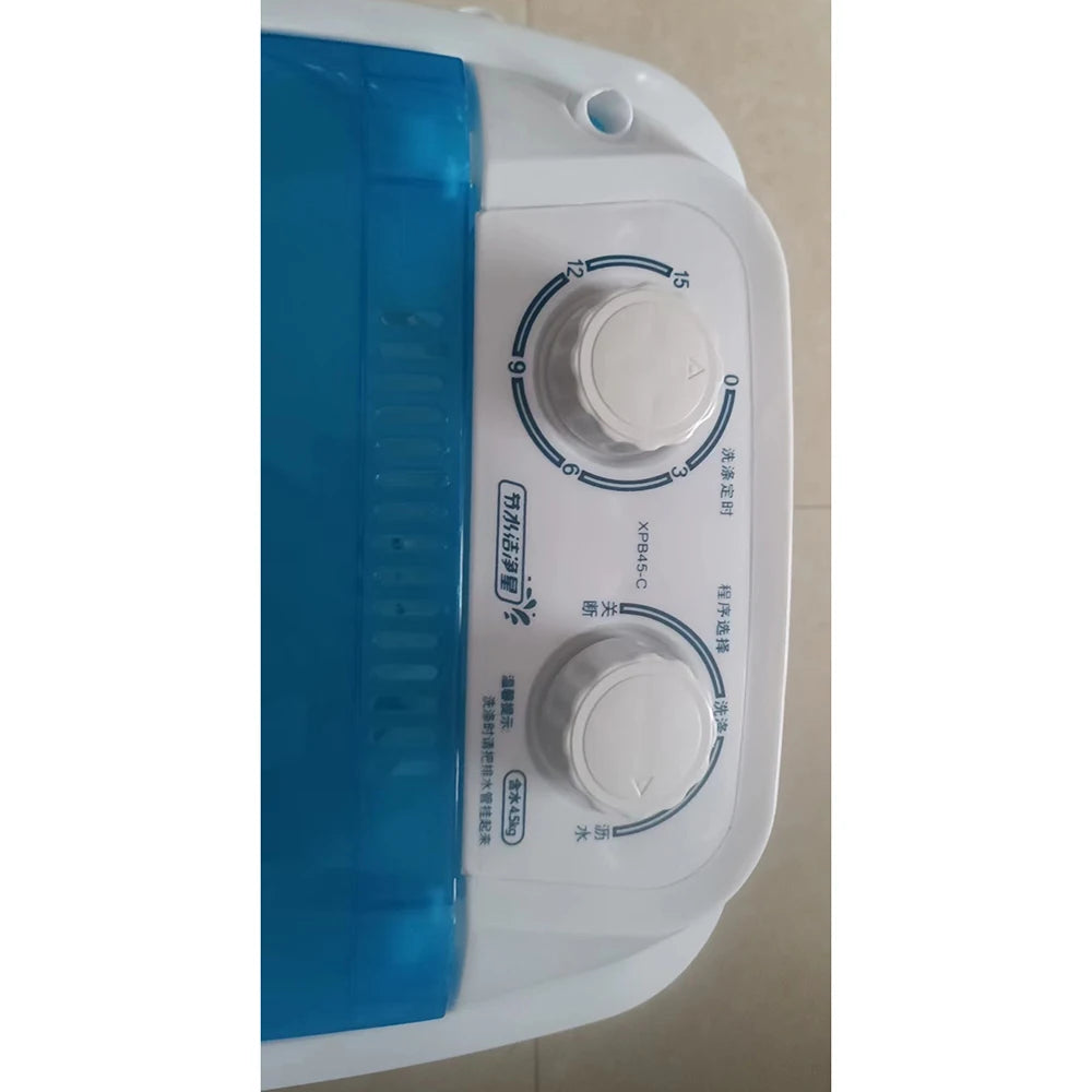 Large Portable Washing Machine with Dryer Bucket for Clothes Shoe Small Washing Machines Mini Automatic Sock Underwear Washer UK