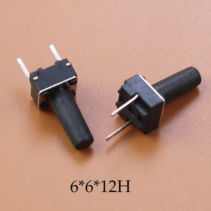 10/20/50PCS  Tactile Push Button Switch 2 pins 6*6*5 mm Key Switches 6x6x4.3/5/6/7/8/9/10/12H Micro Switch Pin