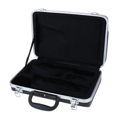 Clarinet Carrying Suitcase Box ABS Material Suspension Padding Accessories Bag for Music Instrument Storage