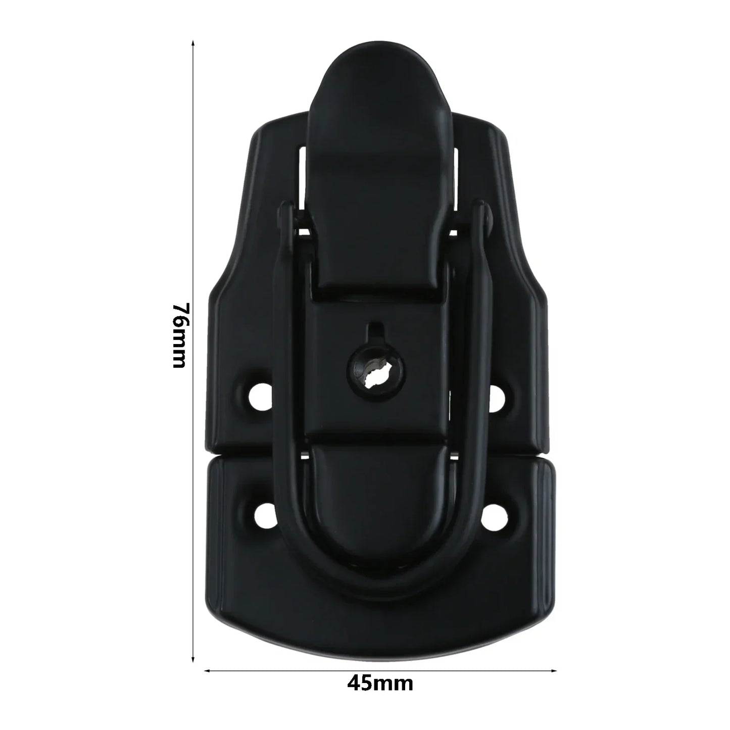 1pc Suitcase Lock Hasp with Key 76*45mm Tool Cabinet Fitting Lock Bag Spring Belt Hasp Buckle Hardware Package Accessories