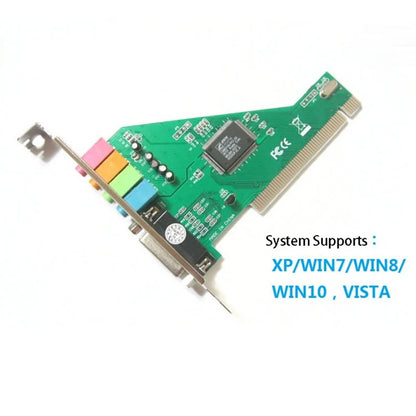 4.1 PCI Sound Card 8738 Audio Extend Adapter for PC Desk Computer Motherboard 4.1 Sound Channel Independent Sound Converter