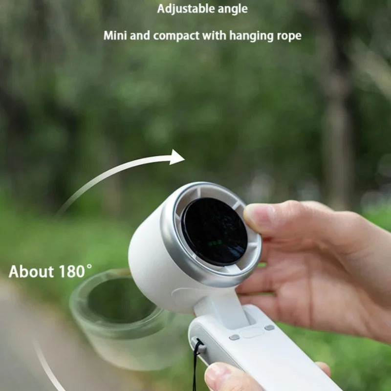 Lenovo 3-in-1 Mini Fan 5-speed 3600mAh Recharge Lithium Battery USB Charging Portable Cooler For Outdoor Camping Trip Summer New