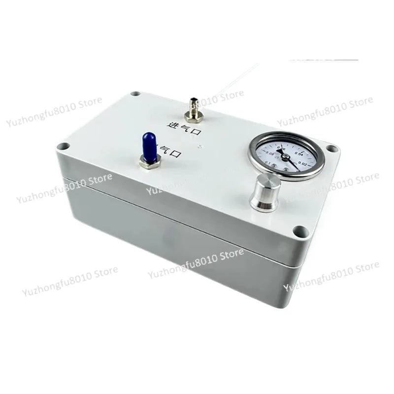 Electric Vacuum Pump with Pressure Gauge - Lab Use for Liquid Extraction, Gas Sampling, Defoaming, Negative/Positive Pressure