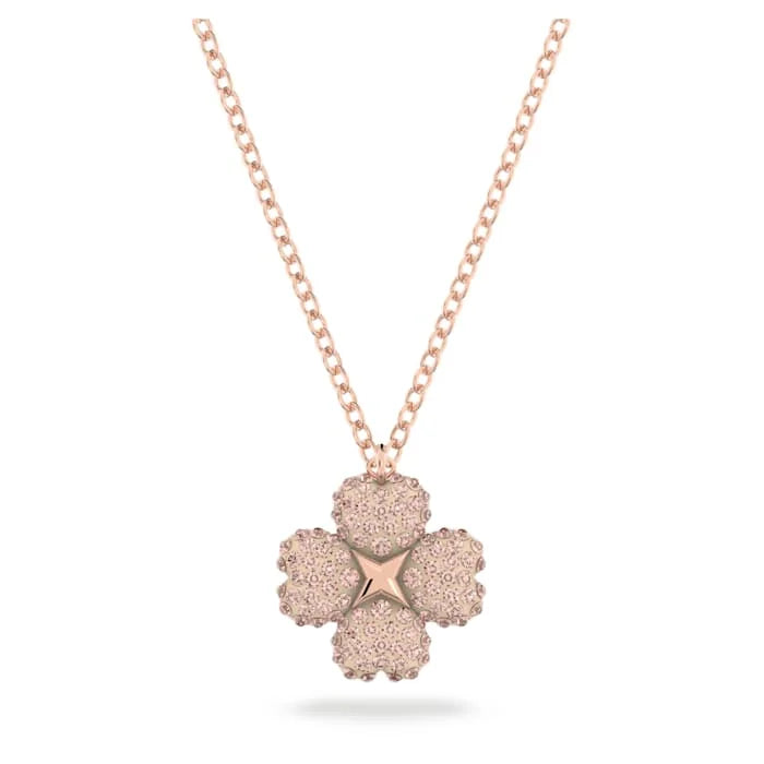 2026 New Trend Fine Jewelry Set Original Charm Luxury Lucky Grass Crystal Fashion Necklace Ring Earrings Romantic Gift for Women