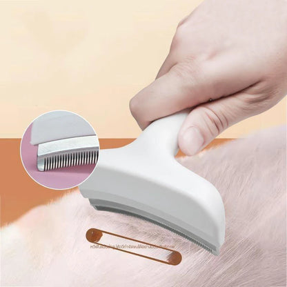 Cat Grooming Massage Comb Pet Comb With Stainless Steel Teeth For Cats And Dogs To Remove Loose Hair Gentle Easily Removes Hair