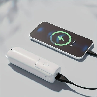 Portable Mini Handheld Fan Small Pocket Fan USB Rechargeable Battery Fan Folding Cooling USB Hand Fan with Power Bank
