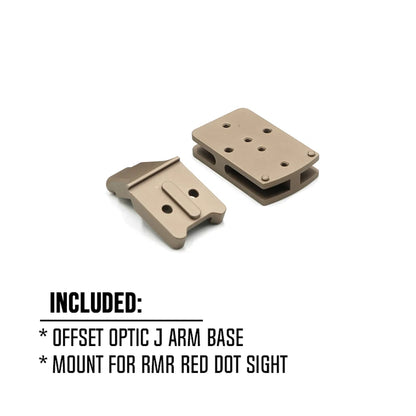 COMM C1 Modular Mount 1.54"/1.70" Optical Centerline Height 30/34mm Ring Size ScopeMount With Offset Optic Adapter