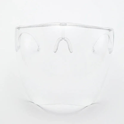 Protective Faceshield Glasses Sunglasses Transparent Anti-fog Anti-splash Protective Mask Full Face Covered Safety Sunglasses