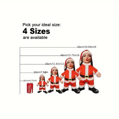 Customized humanoid pillows with unique features, fun pillows for family, friends, colleagues, girlfriends, brothers, ladies