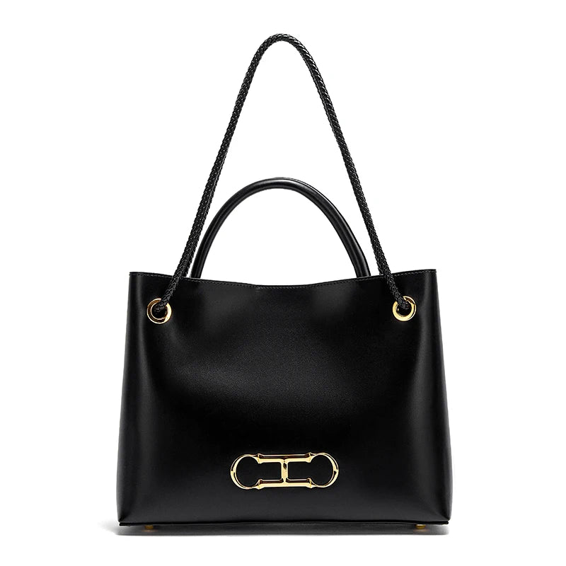 CHCH Women's Tote Bag 2025 New Black Business Women's Bag Dual purpose Shoulder Bag