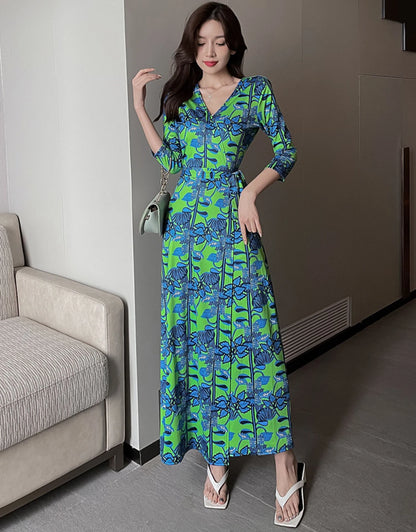 ZAROY Women Wrap Long Dress Summer Sexy V Neck Side Split Party Club Dress Chic Streetwear Elegant Evening Slim Beach Vestidos
