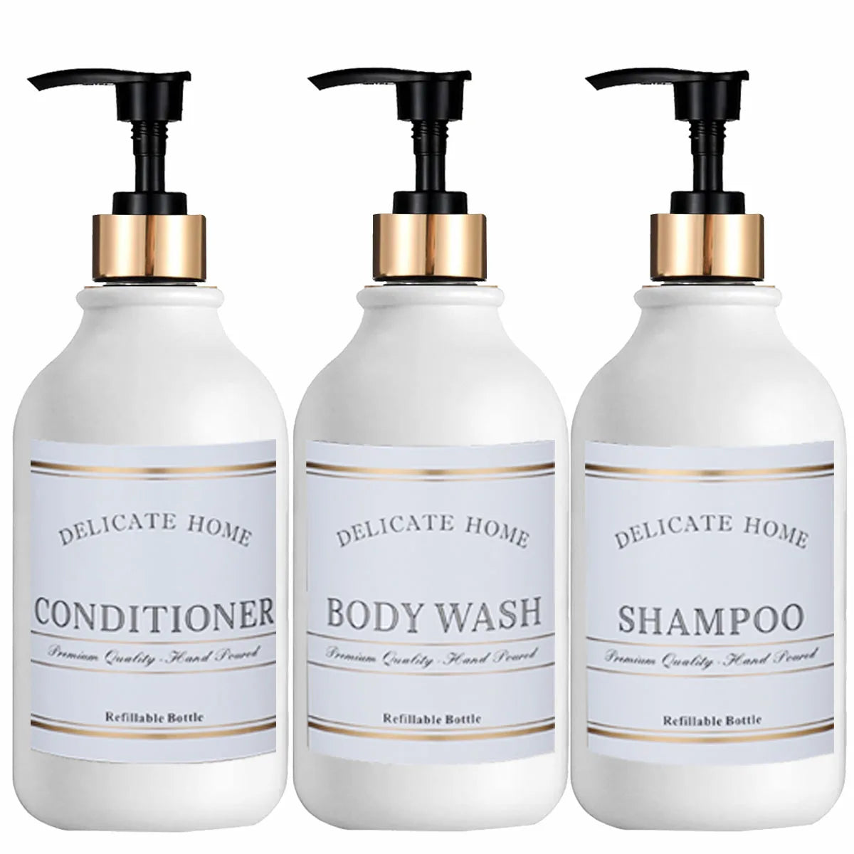 Soap Dispenser with Pump and Labels Dish Soap Dispenser for Kitchen Sink Countertop Decoration Refill Hand Wash Bottle
