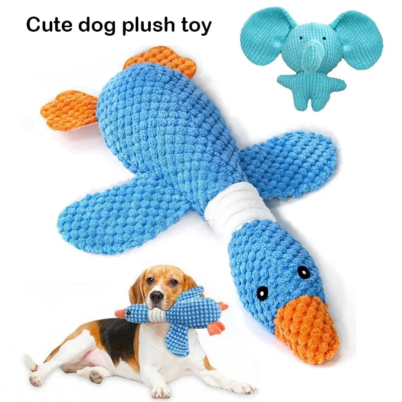 Cat Dog Toys for Aggressive Chewers Cats Dogs,Chew Squeak Toy Cats Dogs Interactive Plush Doll Pet Products
