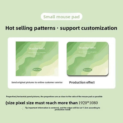 Customized DIY Mouse Pad, Rubber Square Mouse Pad with Anti-Slip Rubber Base, Rectangular Shape, Suitable for Gaming and Office