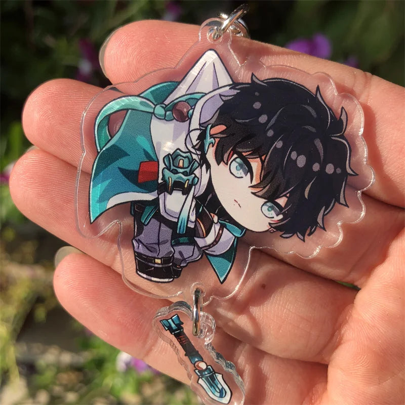 Honkai: Star Rail Kafka March 7th Dan Heng Clara Pom-Pom Cosplay COSTUME Keychain Accessories Key Chain Pendant Prop Xmas Gift