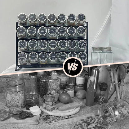 Free Standing Spice Rack Shelf For Organizing Kitchen Seasoning 1PC 4-Tier Spice Rack Free Standing