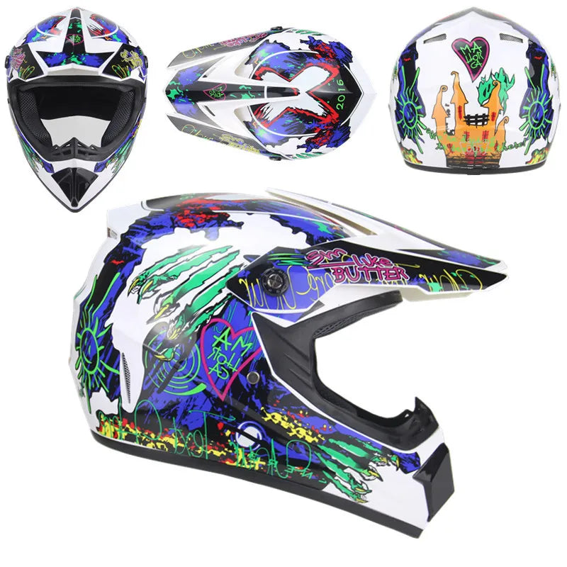 Motorcycle helmet children off-road helmet bike downhill AM DH cross helmet capacete motocross casco para motociclista