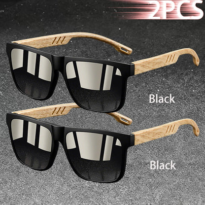 Fashion Vintage Square Square Frame Sunglasses Men Women Fishing Driving Man Luxury Brand Designer Sun Glasses  Eyewear