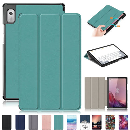 Coque For Lenovo Tab M9 Case 9" Tri-Fold Leather Magnetic Stand Tablet Funda For Lenovo M9 Lenovo Tab M9 tb310fu Smart Cover
