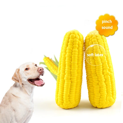 New Latex Corn Shape Puppy Dogs Toy Squeak Toys Pet Supplies Training Playing Chewing Dog Toys For Small Dogs Pet Toys
