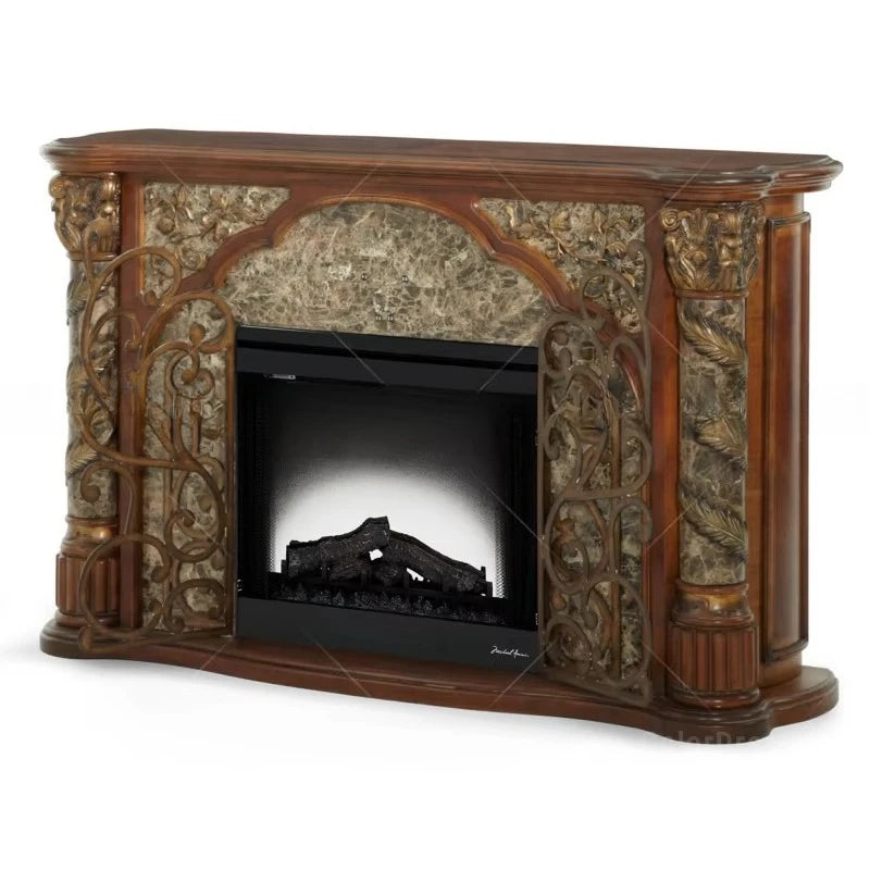 Living room furniture handmade solid wood carving frame antique decoration