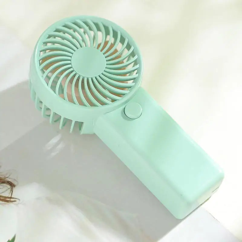 Portable Fan Creative Small Fan Pocket Hand-held Fan Lightweight Adjustable Cute Handheld Outdoor Fan Air Cooler Students Gift