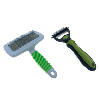 Pet Grooming Rake Dog Cat  Hair Shedding Comb Brush Deshedding Dematting Tool