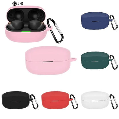 1X Silicone Protective Case For SONY WF-1000XM4 Earphone Cover Protector Charging Box Cover For SONY WF 1000 XM4 Silicone Shell