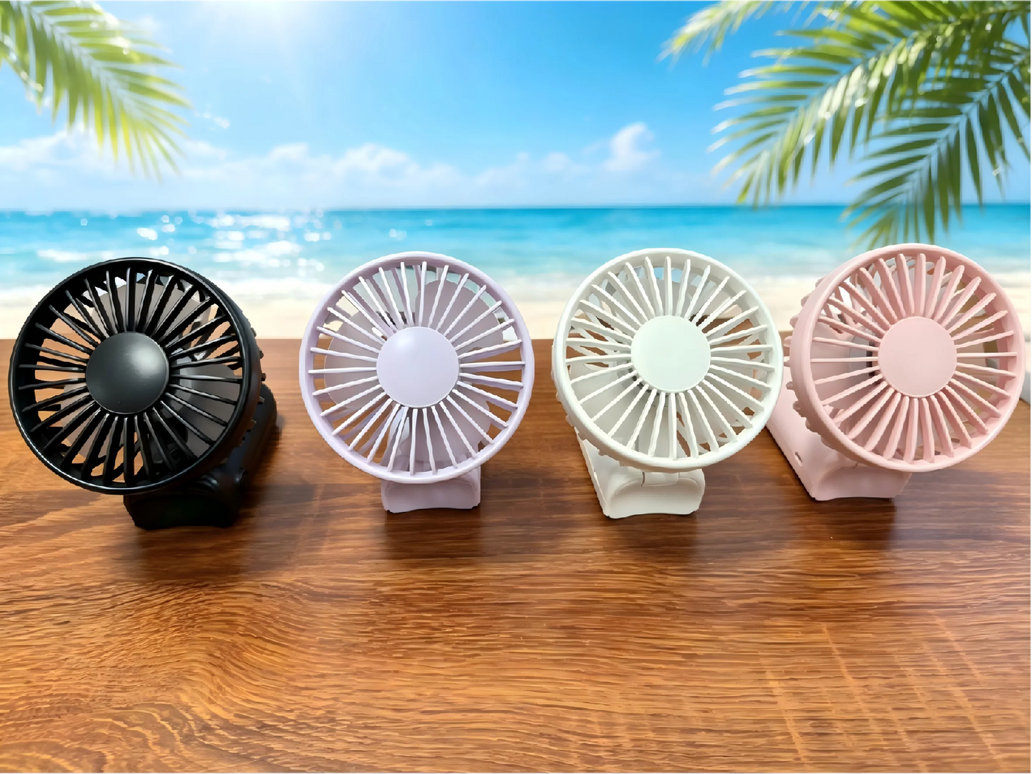 Portable Handheld Fan with Digital Battery Display, Foldable & Neck Hanging Design, 5 Adjustable Wind Speeds