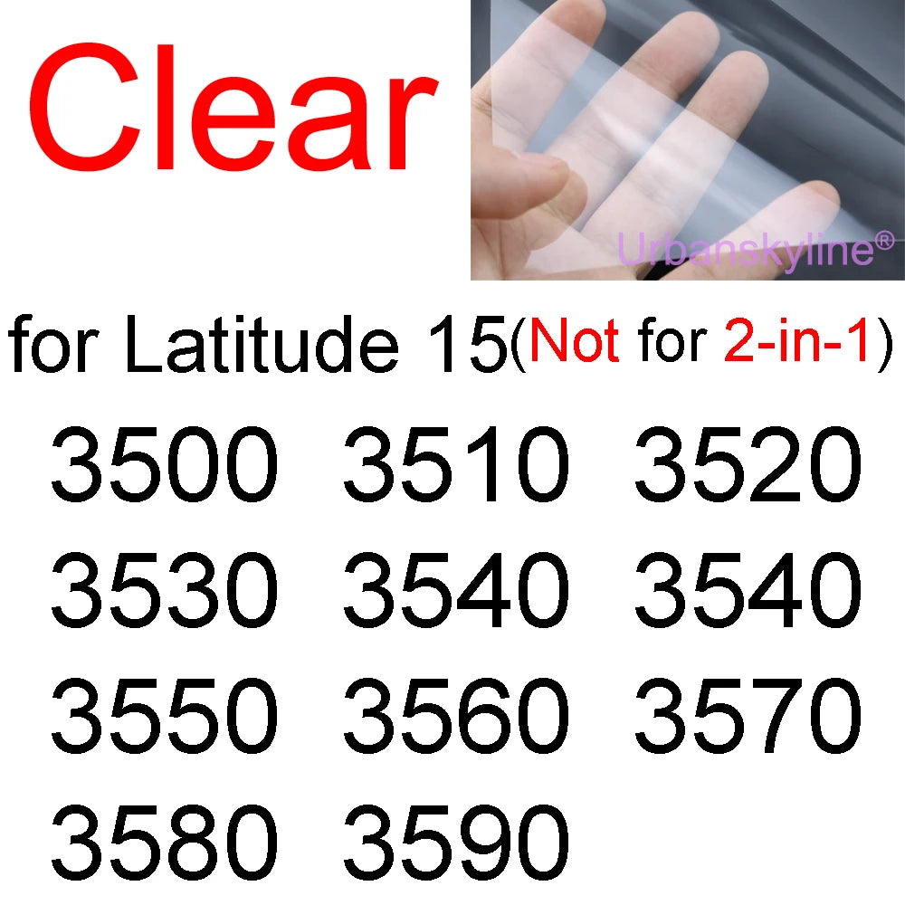 Screen Protector for Dell Latitude 13 5350 5340 5330 5320 3340 3330 3320 7350 7340 7320 7300 HD Guard Protector Skin Case Film