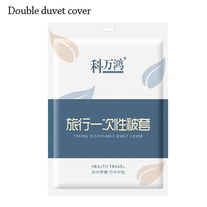 3 / 4-Piece Disposable Bed Sheet Dirty Proof Bedding Set Duvet Cover Pillowcase Thickened Non-Woven Isolation Sheets Travel
